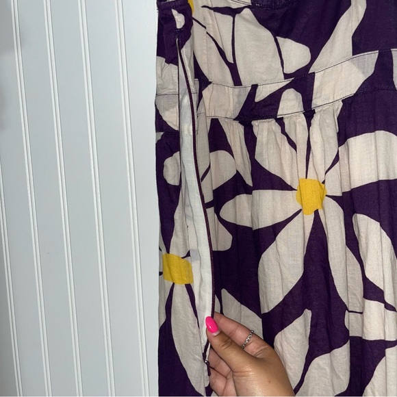 Boden women’s purple flower sleeveless maxi dress US size 4 - Picture 5 of 9